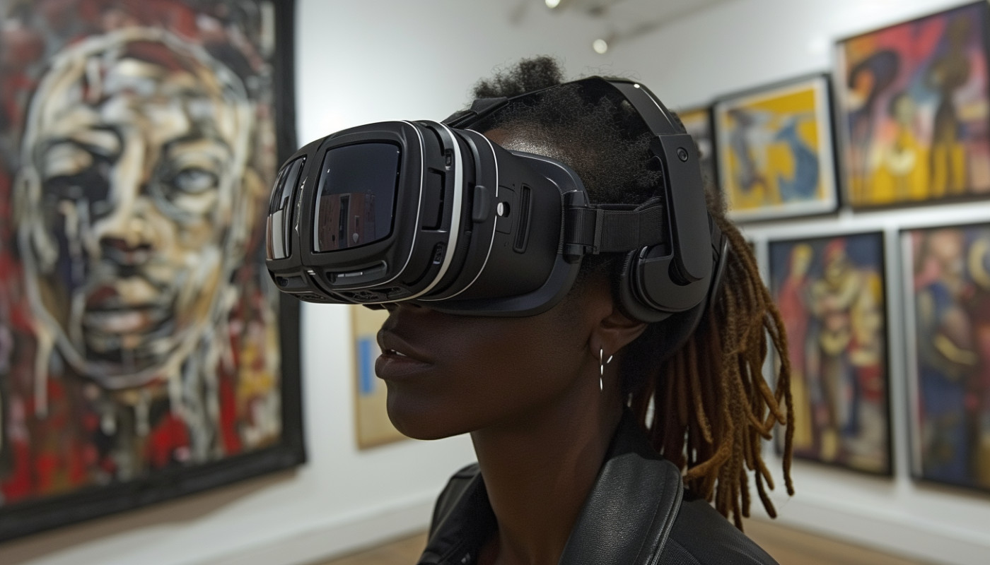 Integration von Virtual Reality in moderne Kunstausstellungen
